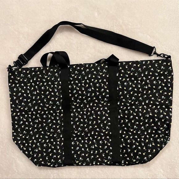 Pink VS Floral Print Tote Bag - Picture 5 of 8